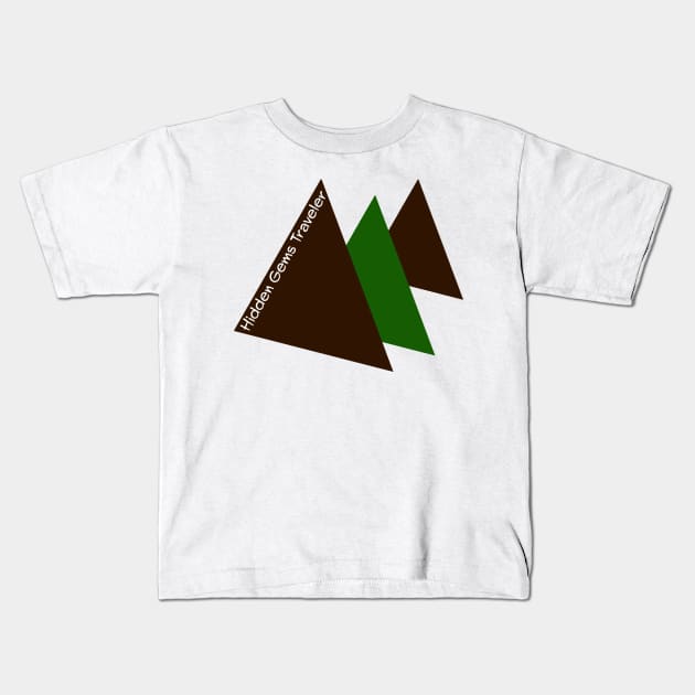 Hidden Gems Traveler Kids T-Shirt by Artstastic